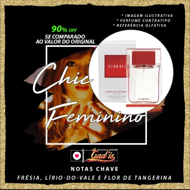 Perfume Similar Gadis 535 Inspirado em Chic Contratipo